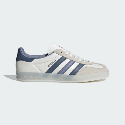 Gazelle Indoor – White & Blue Fade Stripes – Novarende